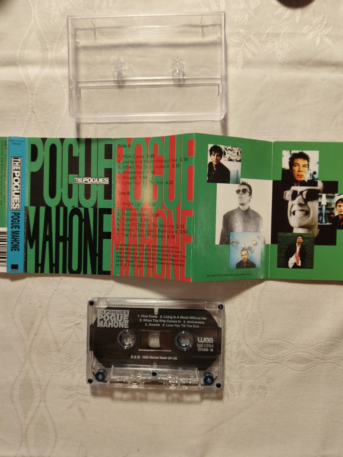 The Pogues - Pogue Mahone Cassette (Zeer goede conditie), 1 bandje, Ophalen of Verzenden, Zo goed als nieuw, Voorbespeeld