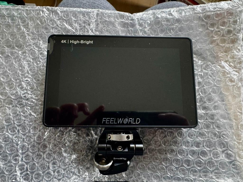 Feelworld F6 PlusX 5.5" 4K Touchscreen HDMI monitor, Ophalen, HDMI, IPS, Touchscreen