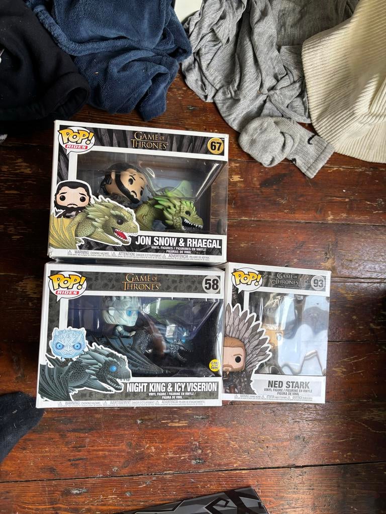 Diverse Funko Pop! Collectie: Game of Thrones, Marvel, DBZ, Verzamelen, Poppetjes en Figuurtjes, Ophalen, Zo goed als nieuw