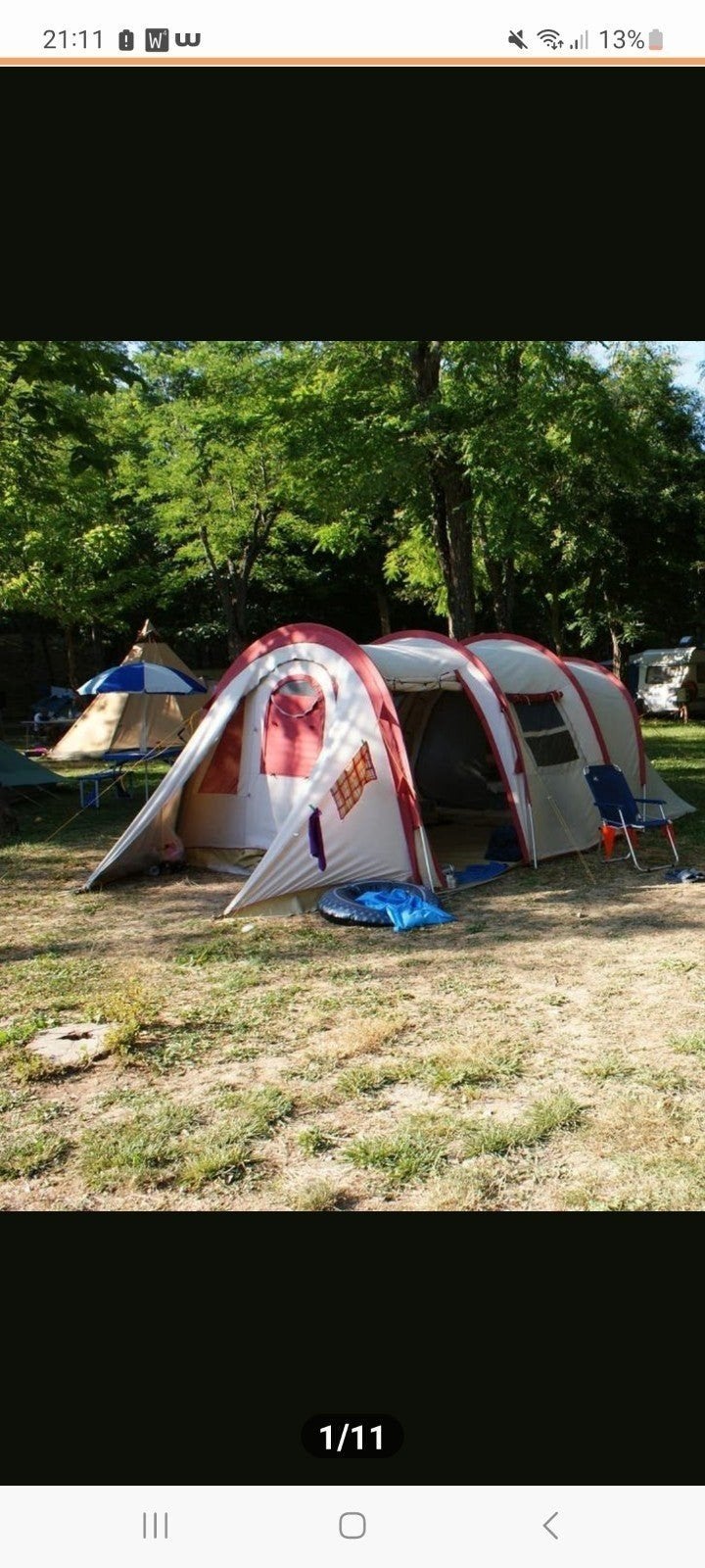brixen 4 persoons tent, Caravans en Kamperen, Ophalen of Verzenden, Gebruikt