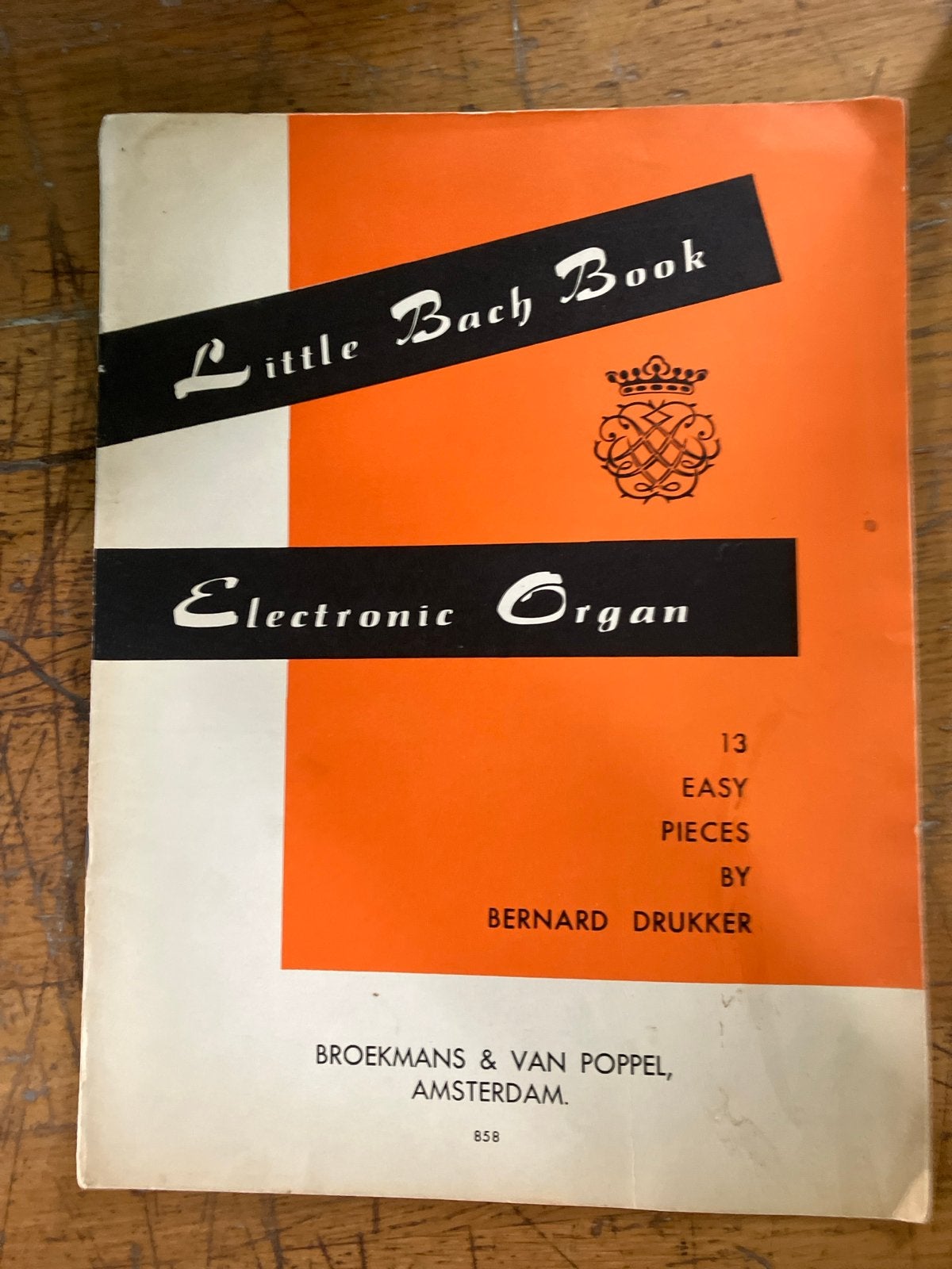 Little Bach Book voor Elektronisch Orgel - Bernard Drukker, Muziek en Instrumenten, Bladmuziek, Orgel, Gebruikt, Klassiek, Les of Cursus