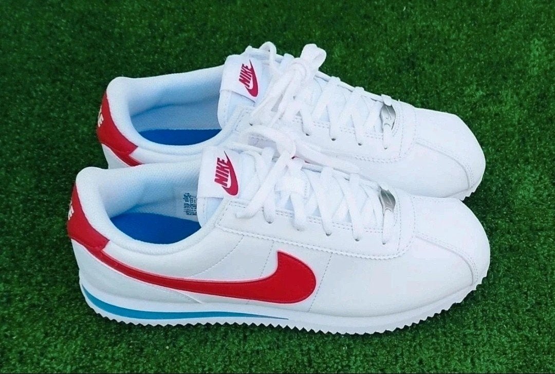 Nike Cortez Sneakers Wit Rood Maat 41, Wit, Nike, Nieuw, Ophalen of Verzenden