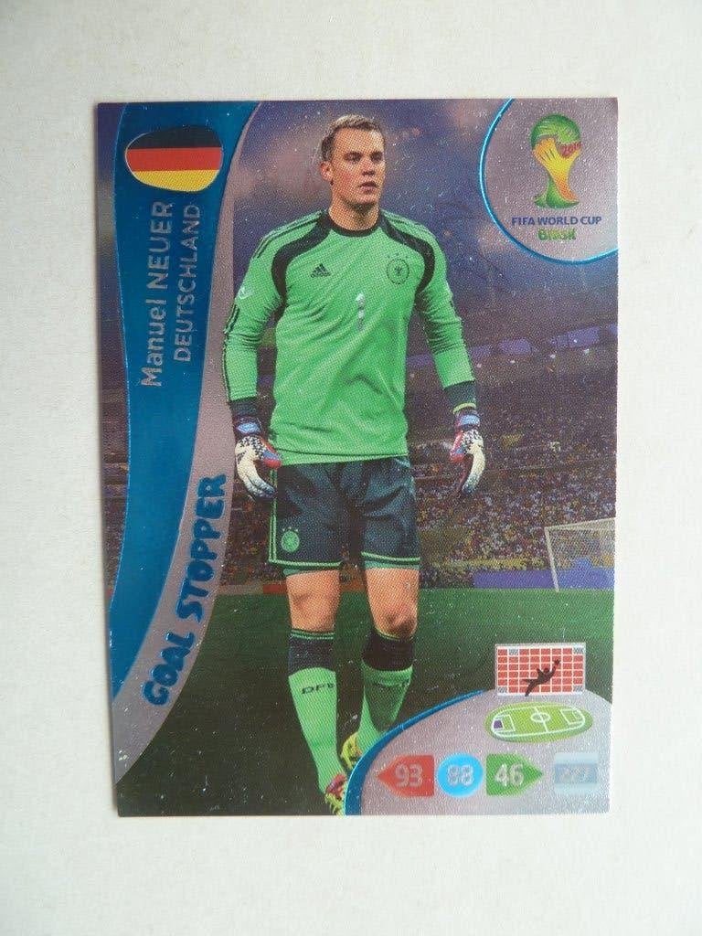 Panini WK card Brasil 2014  Manuel.Neuer. Goal Stopper, Ophalen of Verzenden, Zo goed als nieuw, Buitenlandse clubs, Poster, Plaatje of Sticker