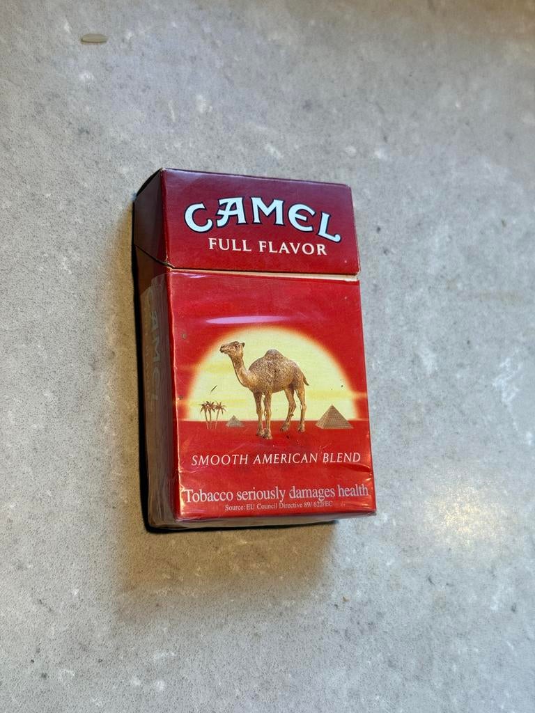 Camelpakje (leeg) - Collectors item zonder waarschuwingen, Ophalen of Verzenden, Gebruikt, Verpakking