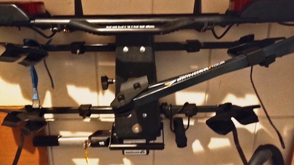 Fietsendrager, Ophalen, Gebruikt, Elektrische fiets, 2 fietsen