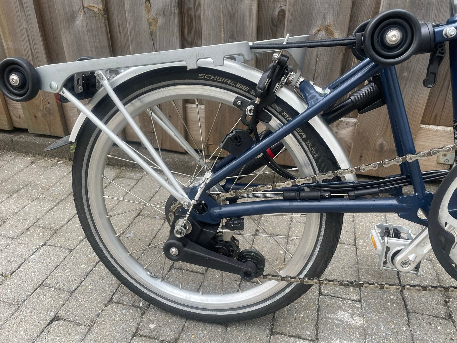 Brompton vouwfiets M6R model 2020- Zo goed als nieuw, Fietsen en Brommers, Fietsen | Vouwfietsen, Ophalen, Brompton, Velgrem, 16 tot 18 inch