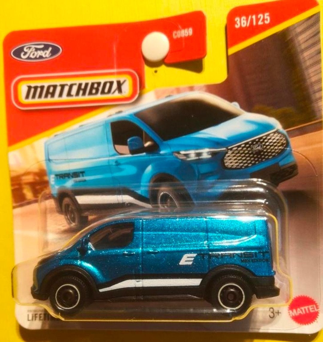 2023 Ford E-Transit Custom Matchbox 36/125 2026, Ophalen of Verzenden, Nieuw, Auto