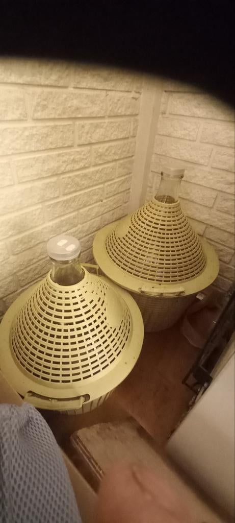 mandflessen voor wijn of mede maken., Ophalen of Verzenden