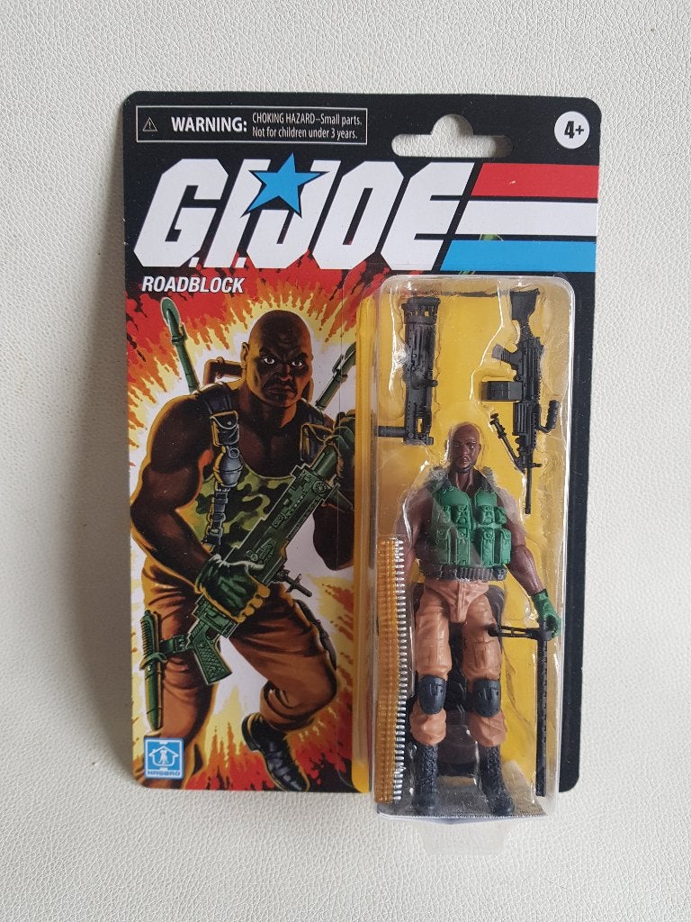 GI JOE Roadblock G.I. Joe Retro Collection Walmart Exclusive, Verzamelen, Poppetjes en Figuurtjes, Ophalen of Verzenden, Nieuw