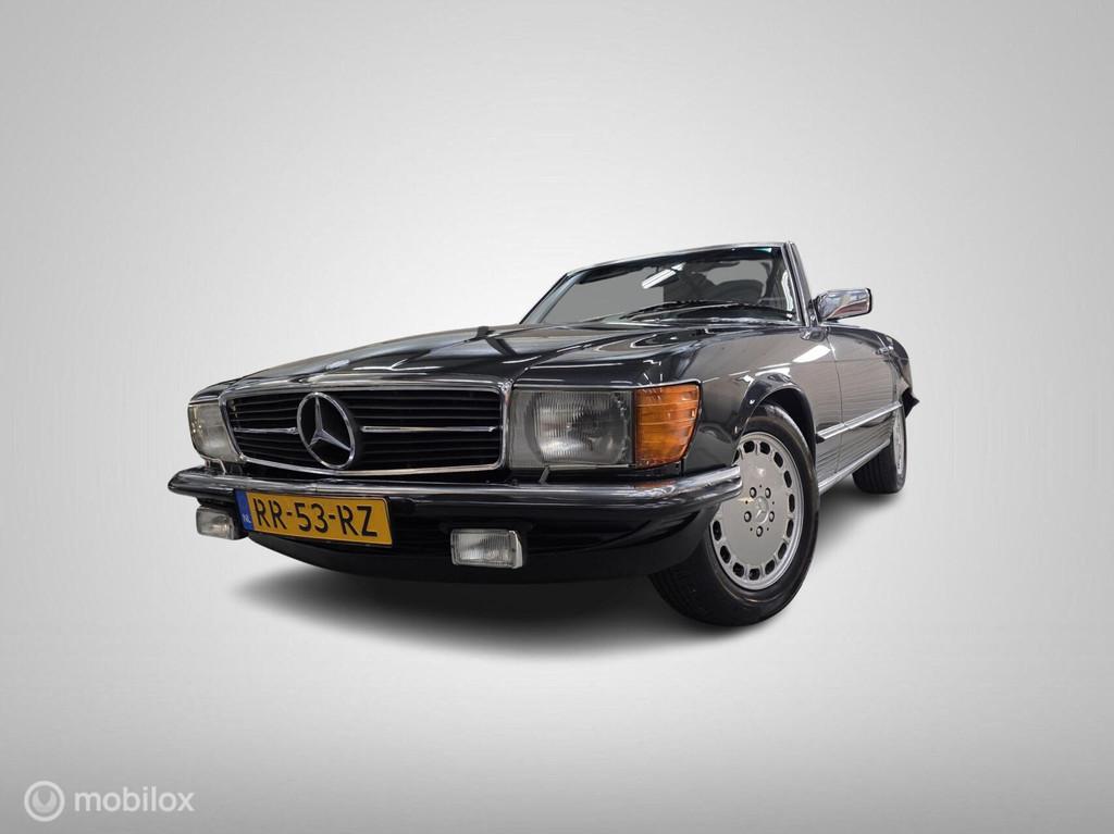 Mercedes SL-klasse 500 SL Automaat R107 1984 Rijklaar!, Auto's, Automaat, Achterwielaandrijving, Zwart, Cabriolet
