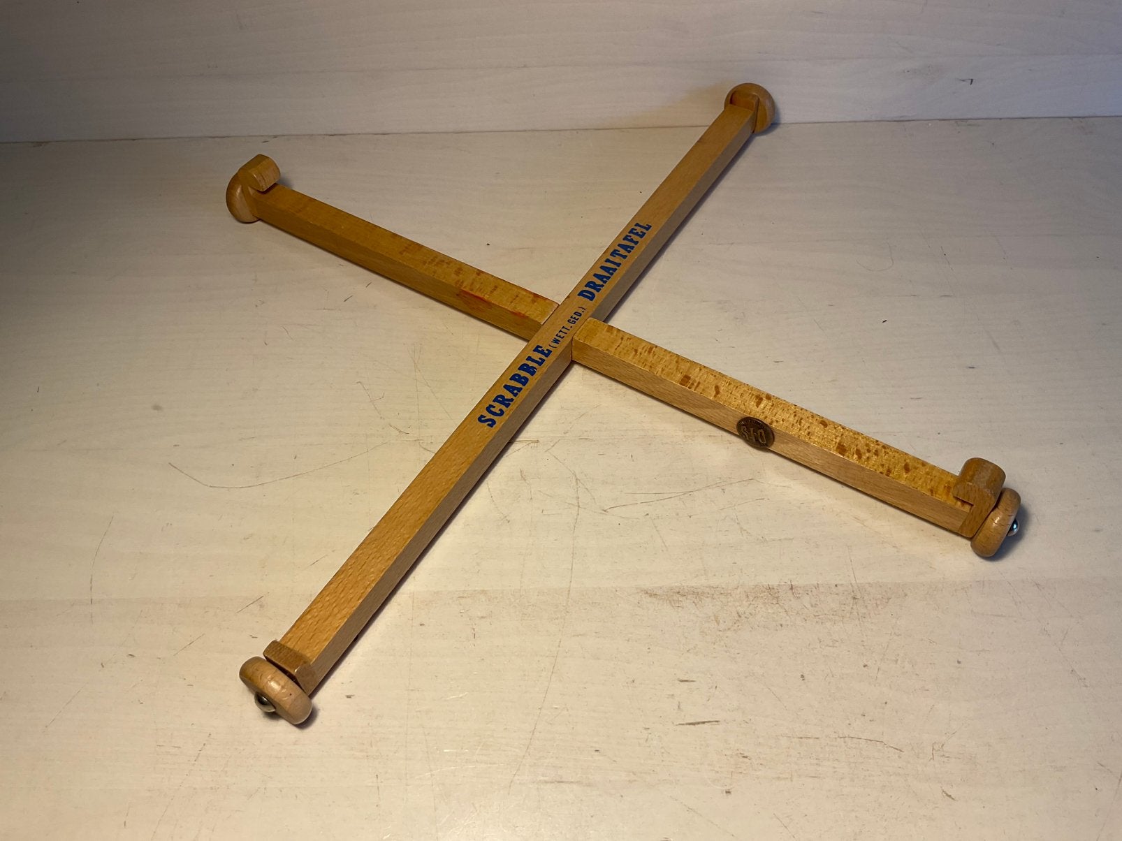 Draaitafel scrabble onmisbaar bij gezellige potje scrabble, Ophalen of Verzenden, Gebruikt