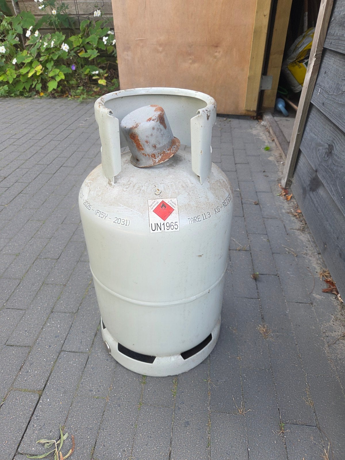 Antargaz gasfles - bijna leeg - Ideaal voor BBQ of terrasver, Ophalen, Gebruikt, Antargaz