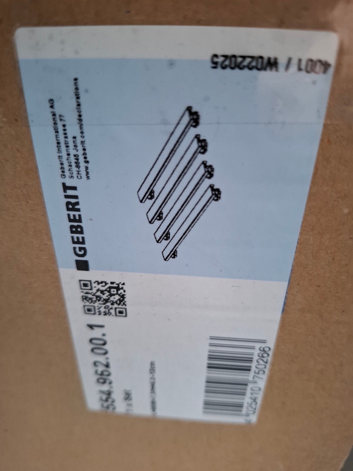 Geberit steunpoten tbv douchevoer nieuw in doos, Ophalen, Nieuw, Douche