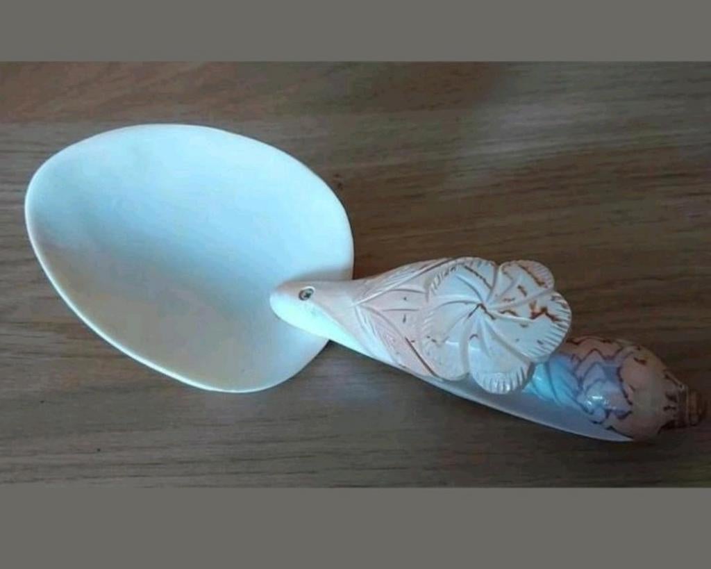 GROTE LEPEL GEMAAKT VAN SCHELP, Verzenden