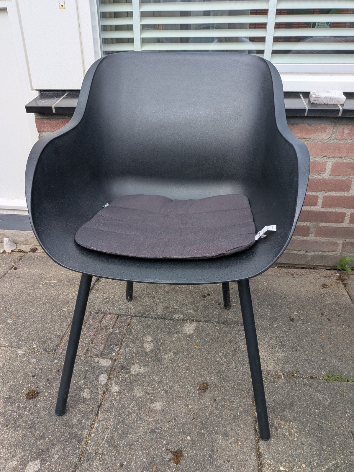 Sophie Hartman kuipstoel 2x (zwart), Ophalen of Verzenden, Zo goed als nieuw, Kunststof