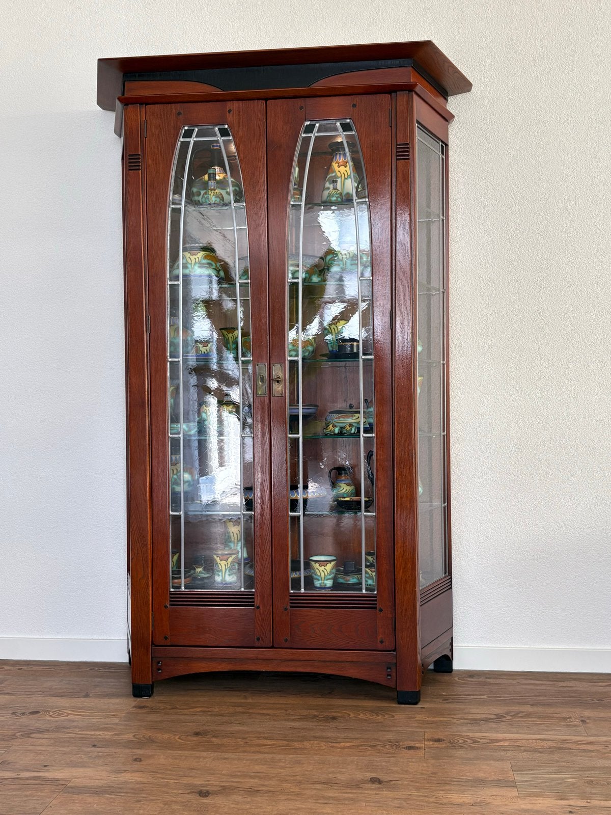 Schuitema Art Deco/Jugendstil Vitrinekast met LED, Ophalen