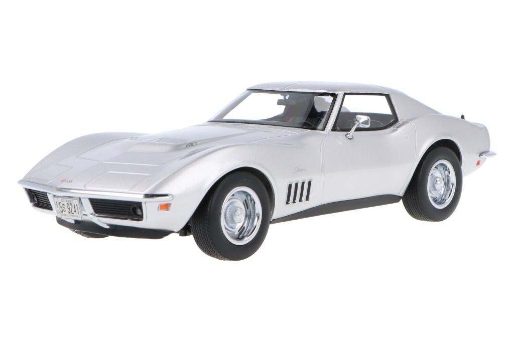 Chevrolet Corvette 1969 - 1:18 - Norev, 70-72 avenue de Bohlen 69120 Vaulx-en-Velin, Auto, Norev, Ophalen of Verzenden