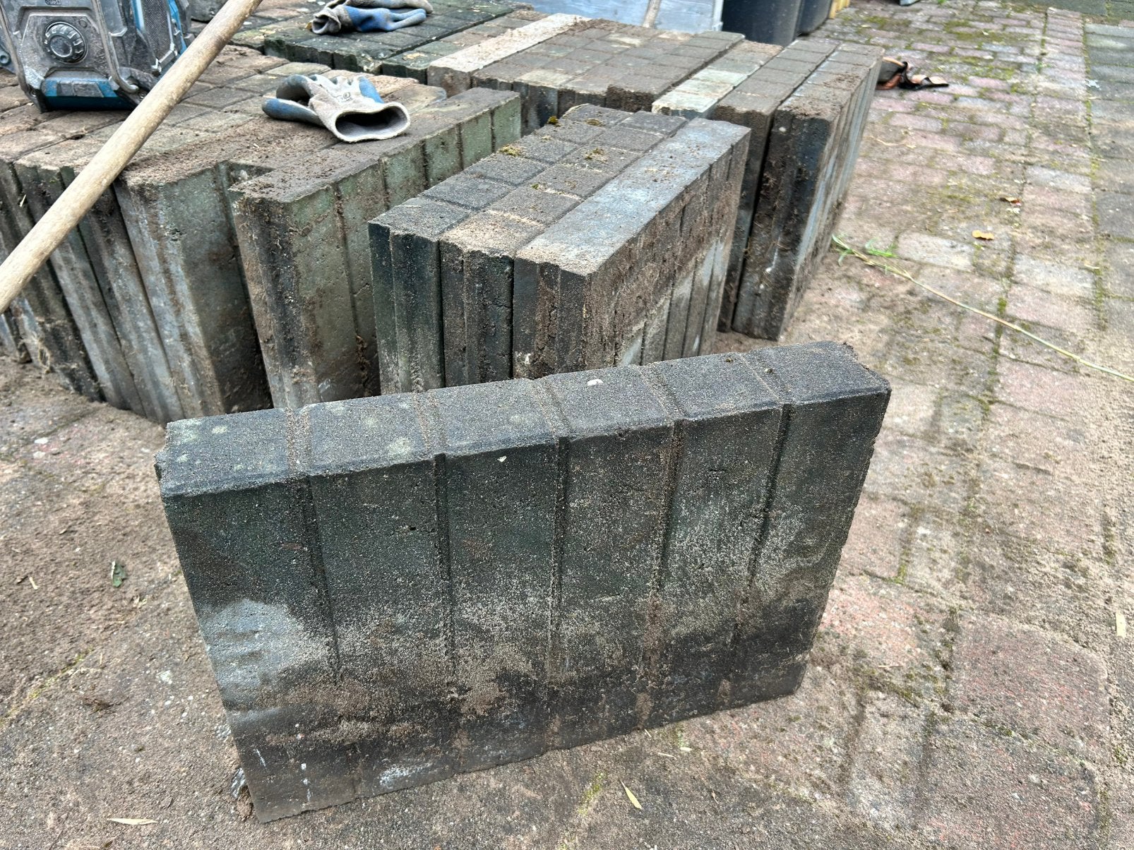Palissade betonbanden, Ophalen, Zo goed als nieuw, Minder dan 100 cm, 25 tot 50 cm