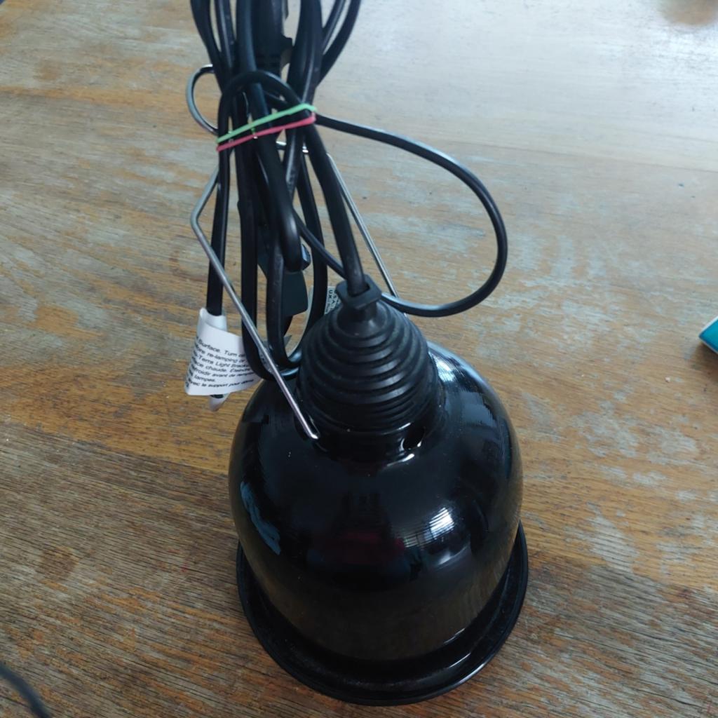 Terrarium lamp  zwart voor b.v kikkers, Dieren en Toebehoren, Ophalen