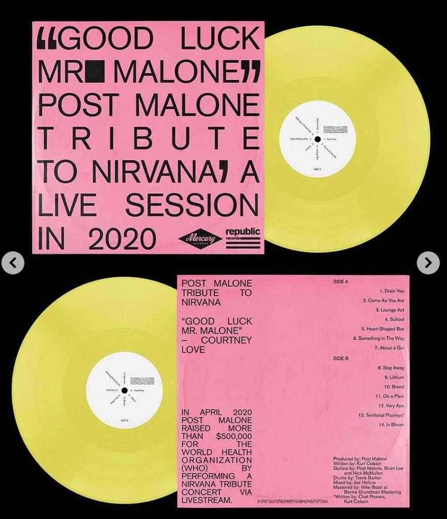 Vinyl LP Post Malone Tribute To Nirvana YELLOW RSD 2025 NEW, 2020 tot heden, Ophalen of Verzenden, 12 inch, Nieuw in verpakking