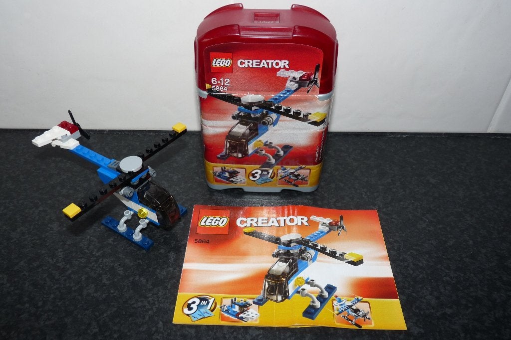 als nieuw Lego Creator 5864 mini helicopter incl doos, Compleet, Lego, Ophalen of Verzenden, Zo goed als nieuw