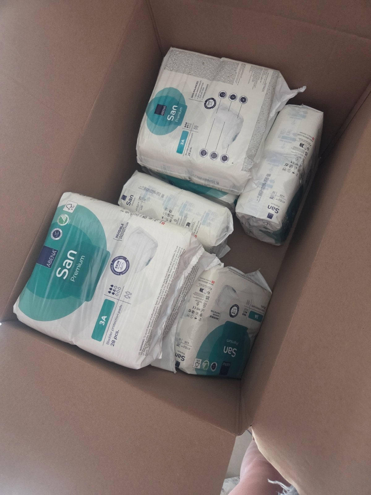 40 pakken Abena san 3A premium inlegverband gratis, Ophalen
