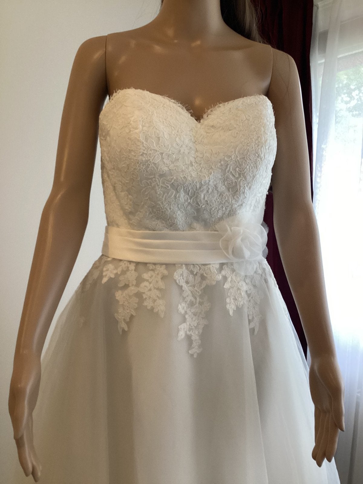 Nieuwe Bruidsjurken kort model maat 38 van Amelie, Ophalen of Verzenden, Nieuw, Overige kleuren, Trouwjurk