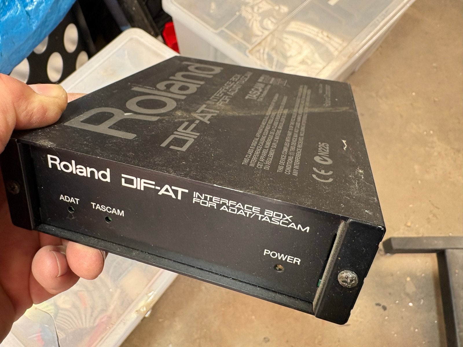 Roland DIF-AT Interface Box voor ADAT/TASCAM, Ophalen, Gebruikt