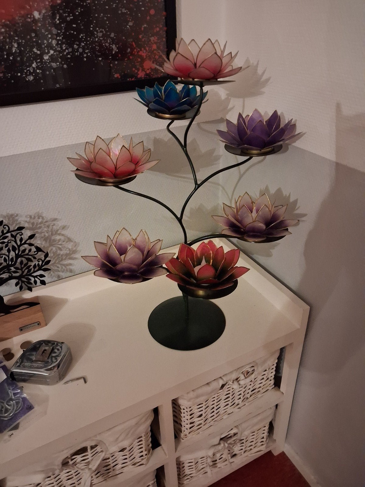 lotus lamp, Ophalen