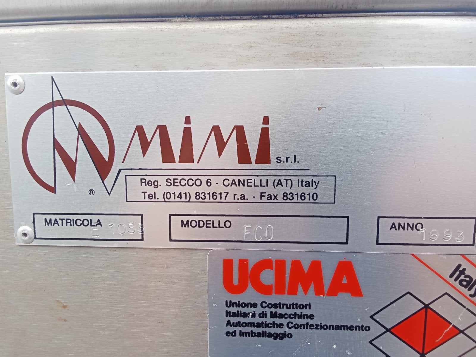 Mimi ECO krimptunnel - 1993, Ophalen