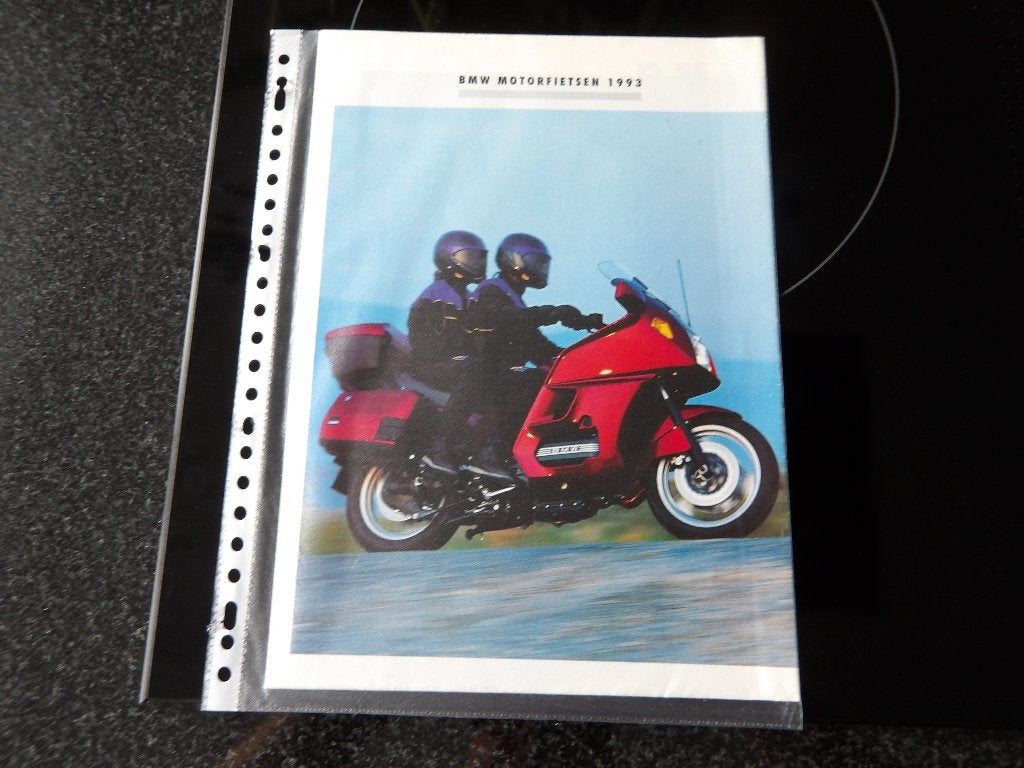 BMW Motorfietsen 1993 Brochure, Ophalen of Verzenden, BMW