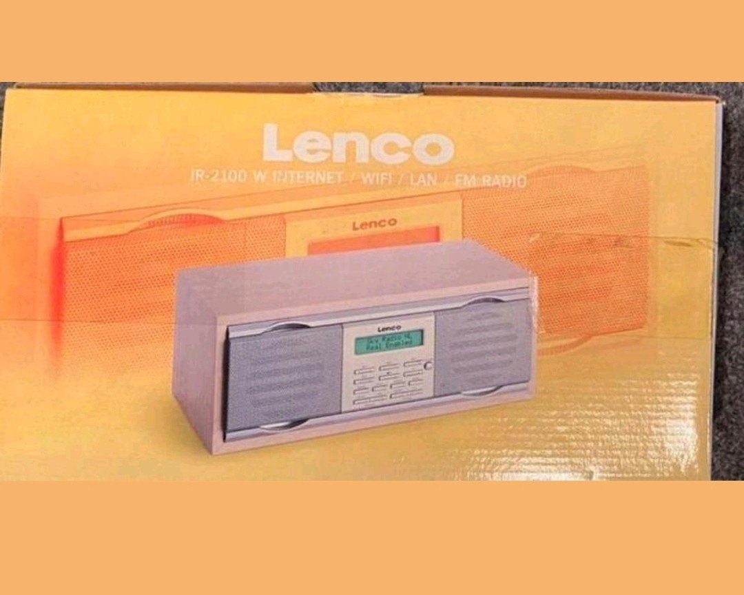 Lenco IR-2100 W Internet/WiFi/LAN/FM Radio, Audio, Tv en Foto, Ophalen of Verzenden, Nieuw, Radio