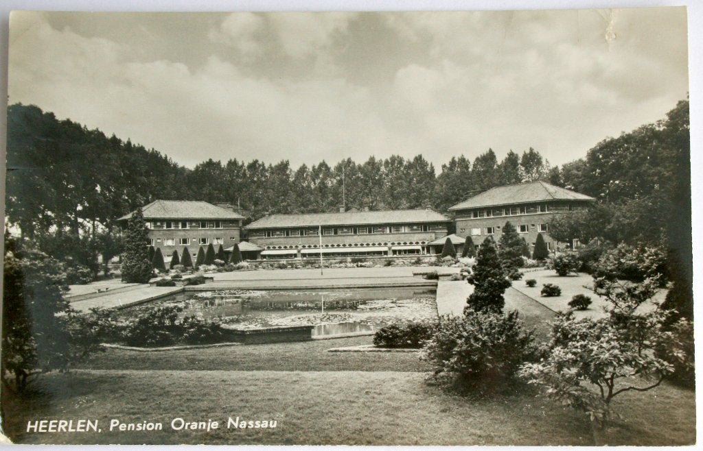 Heerlen, Pension "Oranje-Nassau", Ophalen of Verzenden, 1960 tot 1980, Gelopen, Limburg