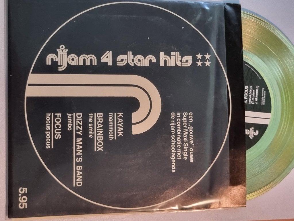 single Maxi KAYAK BRAINBOX FOCUS ETC. plaat van polystyreen, 7 inch, Single, Ophalen of Verzenden, Pop