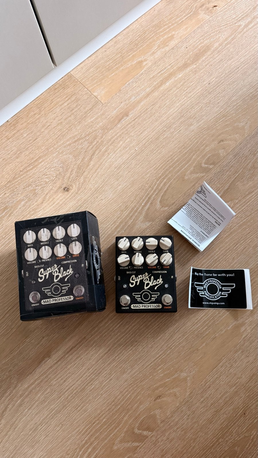 Mad Professor Super Black Preamp Pedaal, Muziek en Instrumenten, Effecten, Ophalen of Verzenden, Zo goed als nieuw, Distortion, Overdrive of Fuzz