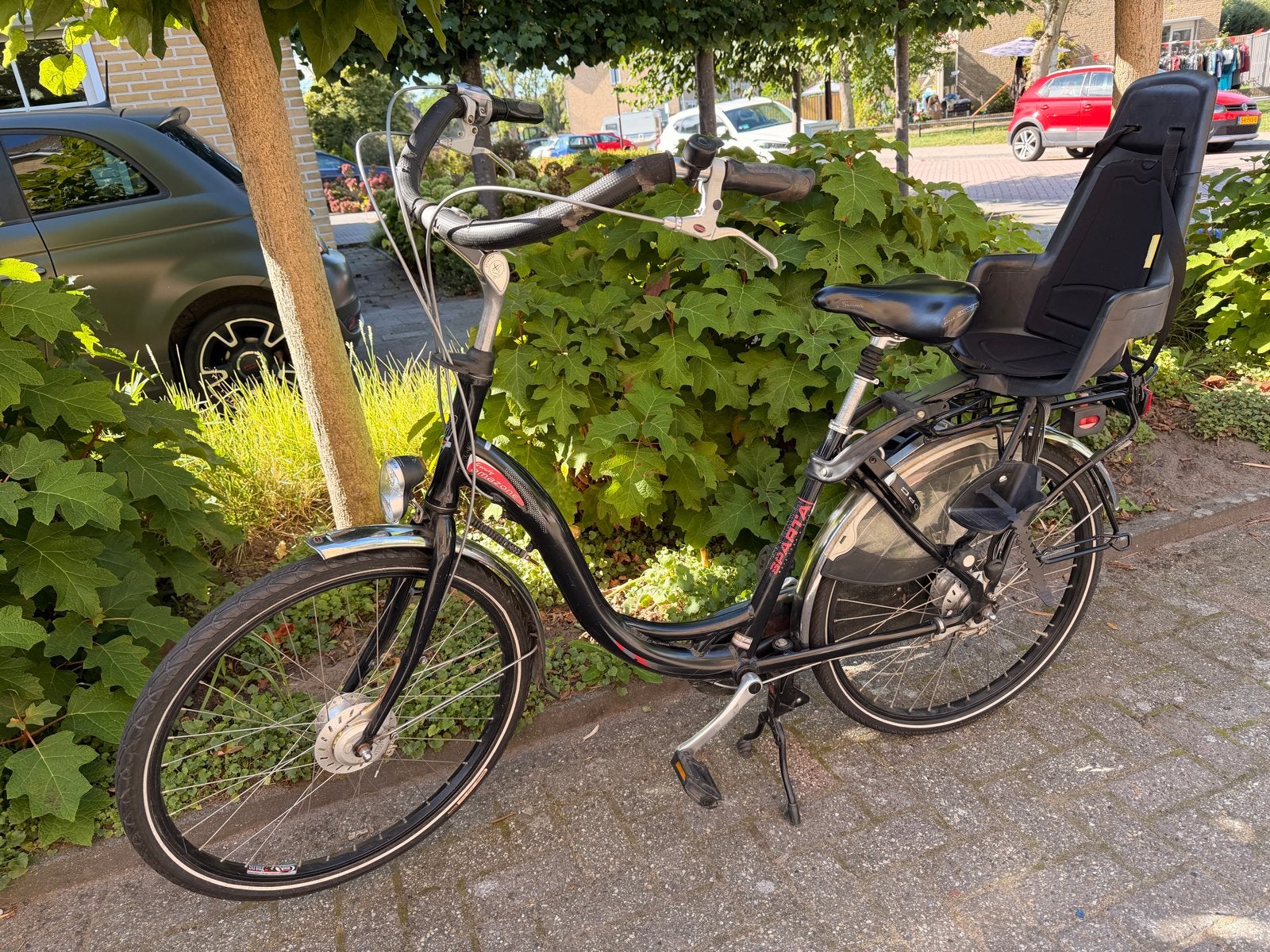 Sparta Trendy Amazone Mamafiets - Inclusief kinderzitje, Fietsen en Brommers, Fietsen | Dames | Damesfietsen, Ophalen, Sparta