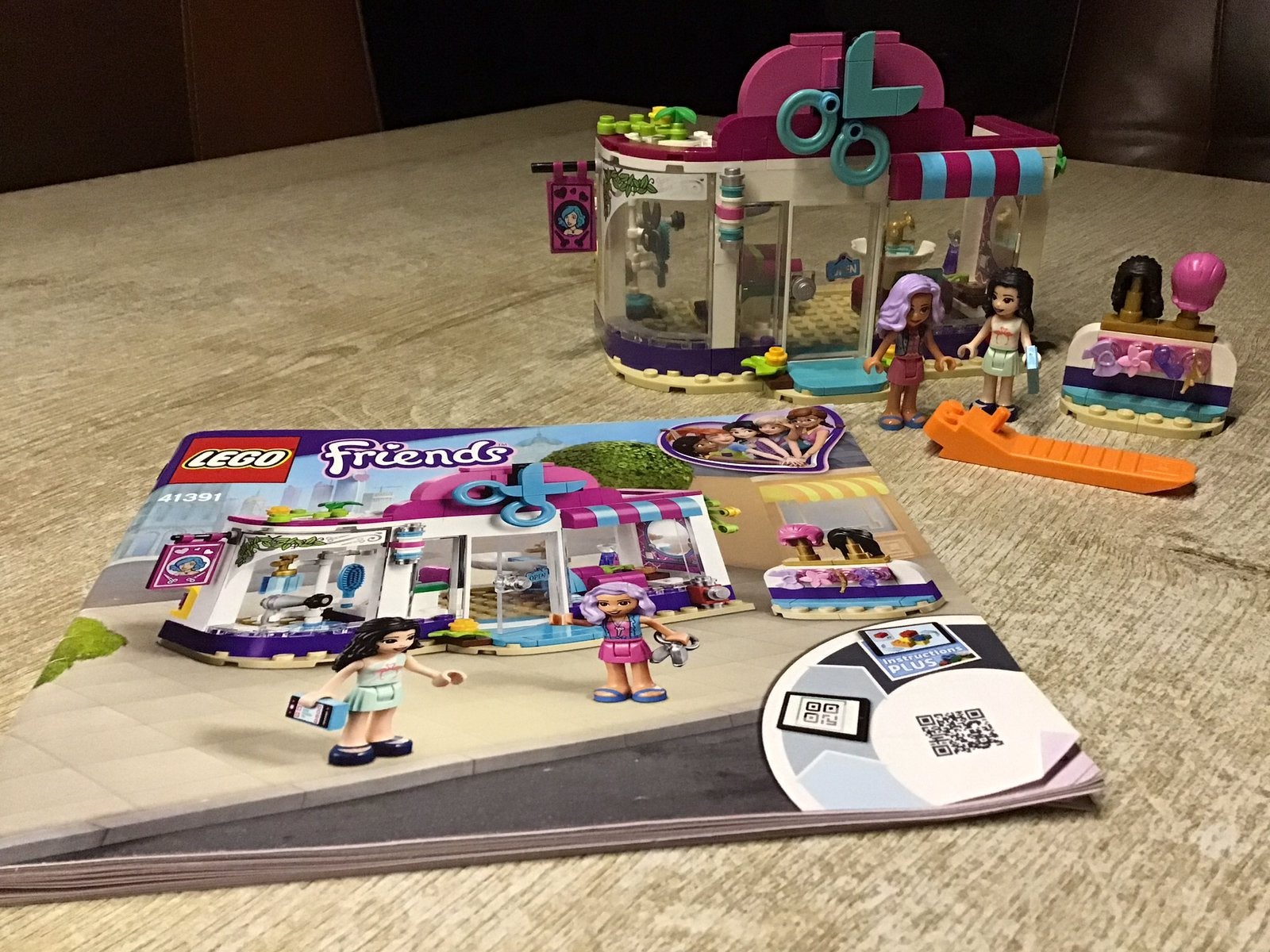 Lego friends Kapsalon 41391 + DOOS, Ophalen of Verzenden, Zo goed als nieuw