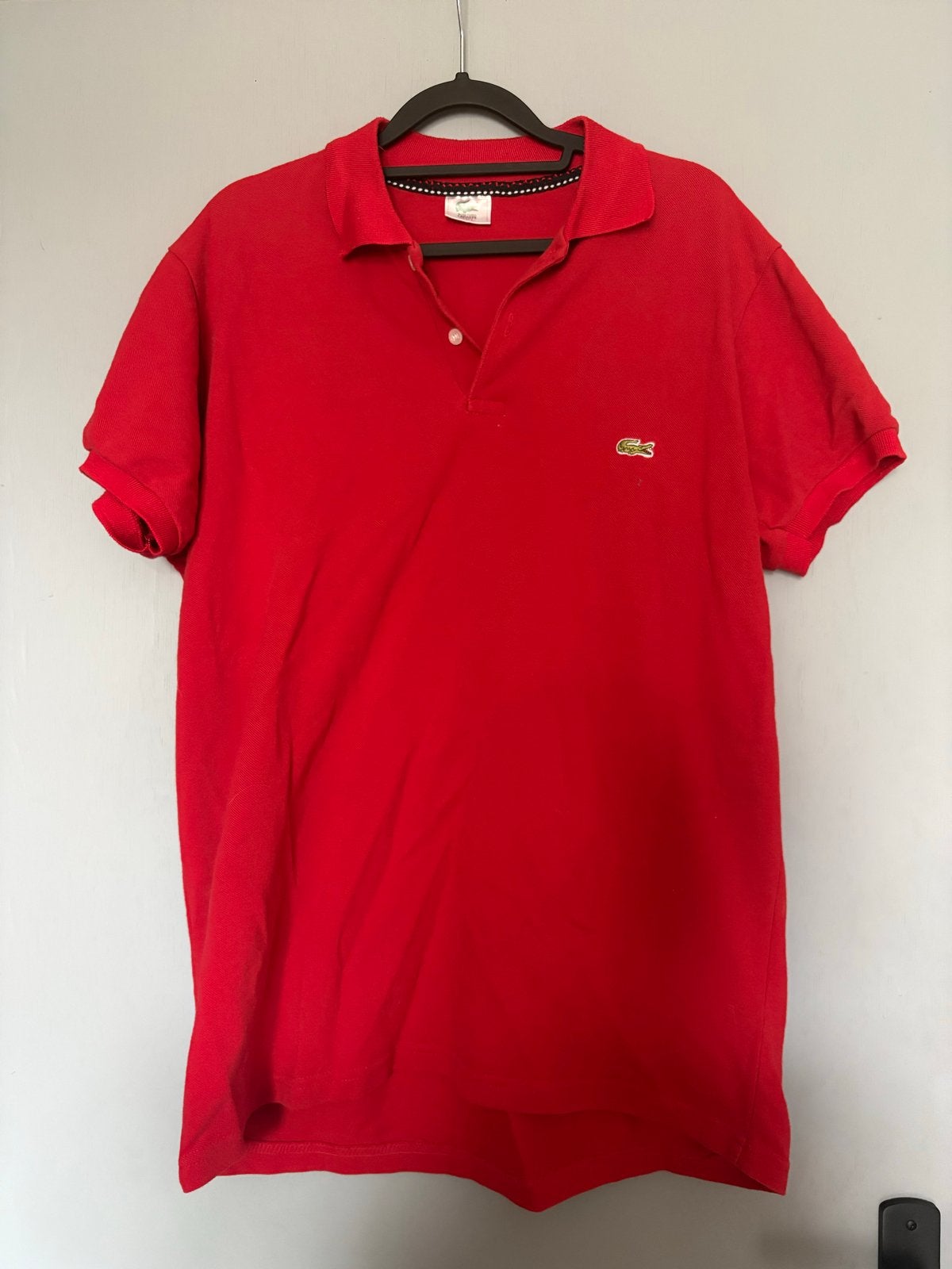 Rode Lacoste polo - Maat XXL, Ophalen of Verzenden, Gedragen, Overige maten, Rood