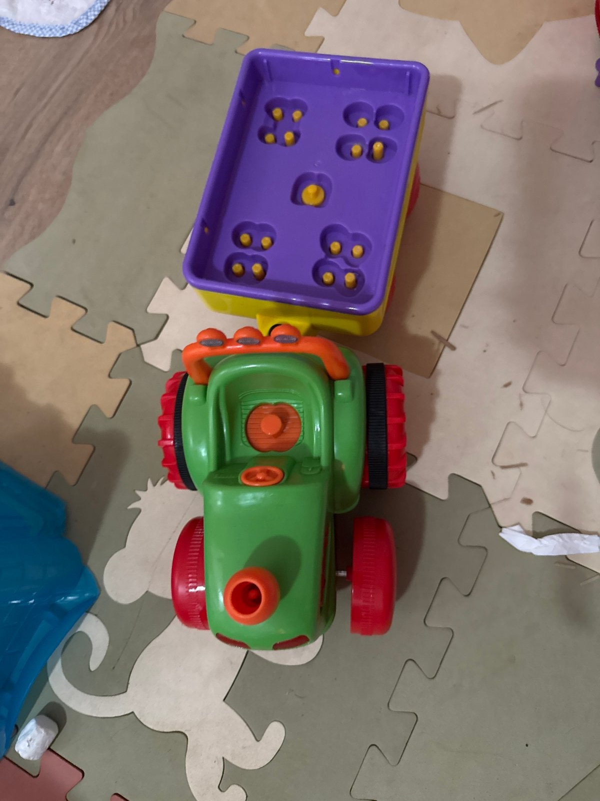 Gratis speelgoedauto met aanhanger, Ophalen of Verzenden, Gebruikt, Jongen of Meisje
