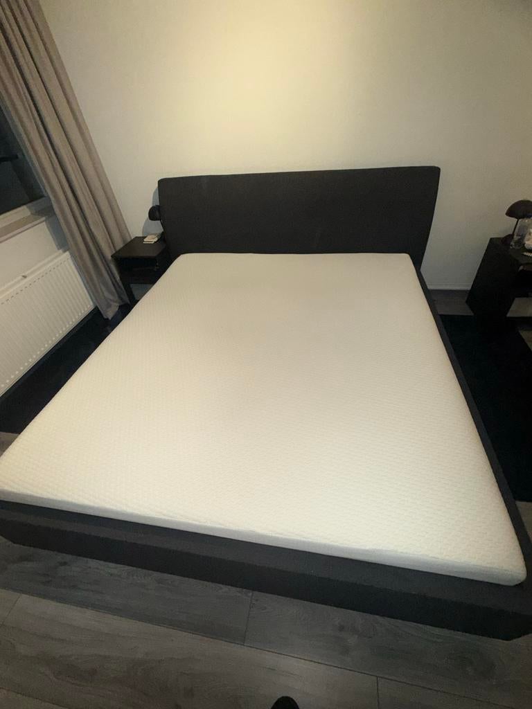 Tweepersoonsbed 180x200 met wellpur matras, Ophalen, Gebruikt, Overige kleuren, Tweepersoons