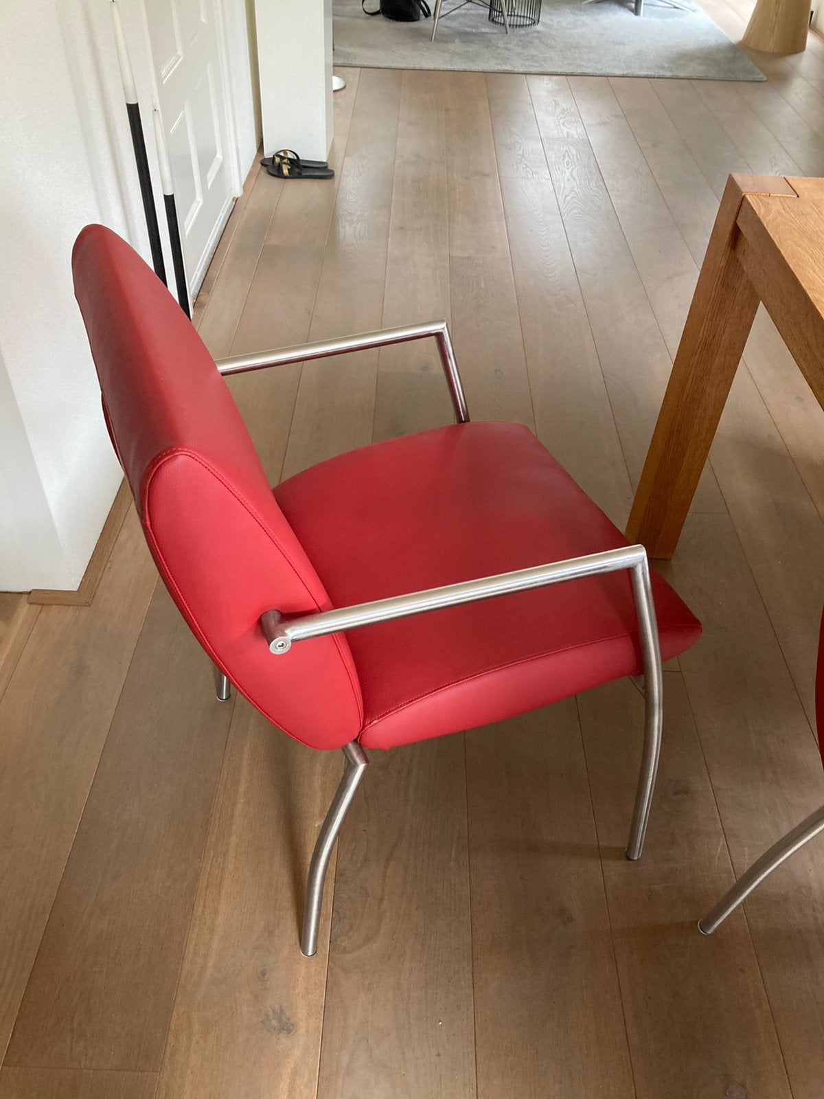 Moderne stoelen, Huis en Inrichting, Fauteuils, Ophalen, Overige materialen, Minder dan 75 cm, Zo goed als nieuw