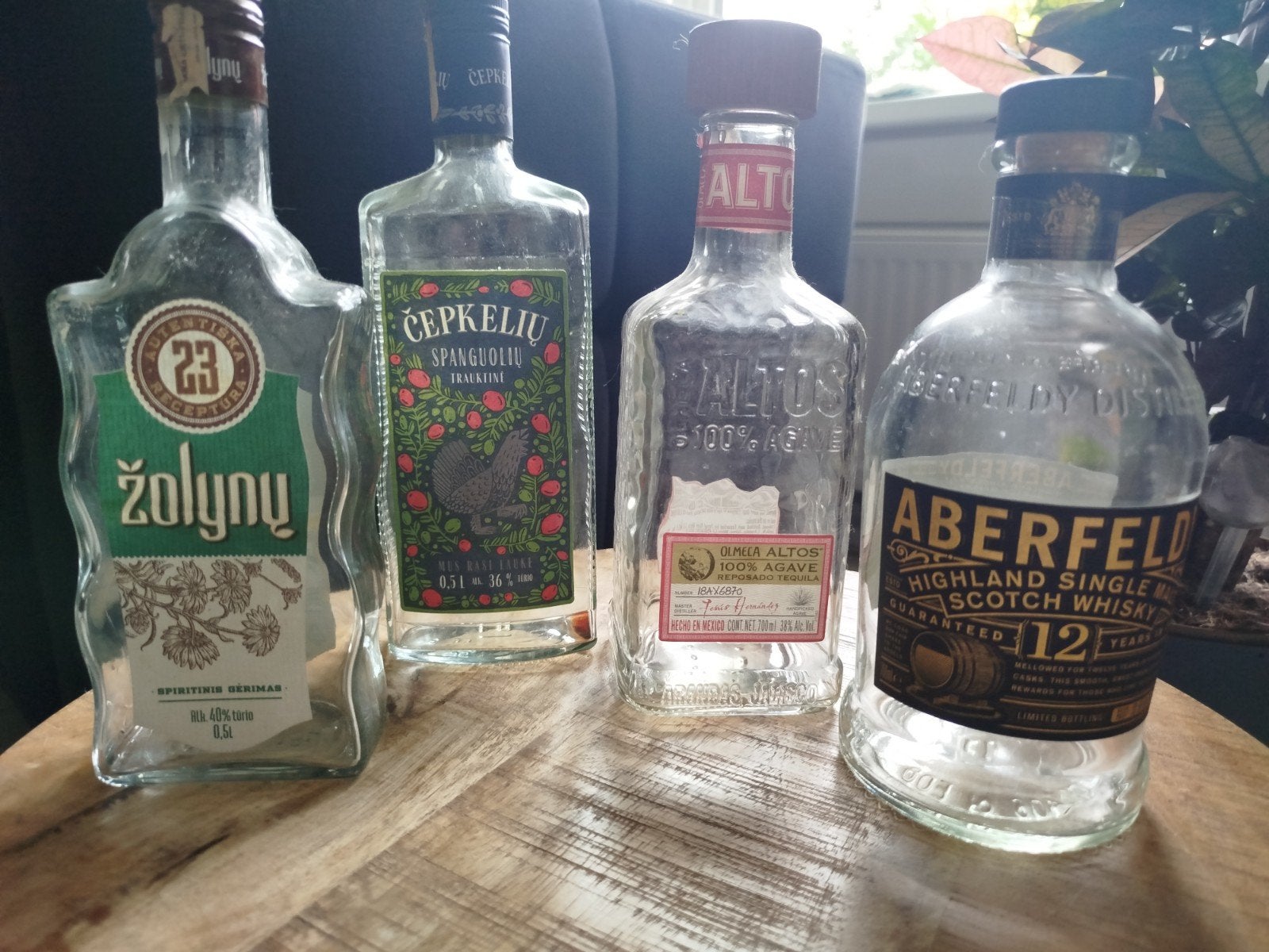 Set van 4 lege drankflessen, Ophalen, Overige typen