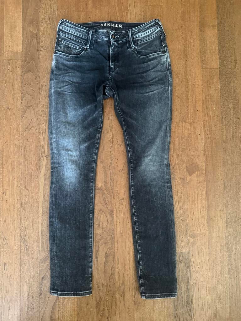 Denham Skinny+ Slim Fit Spijkerbroek W31, Ophalen of Verzenden, Gedragen, Zwart, W32 (confectie 46) of kleiner