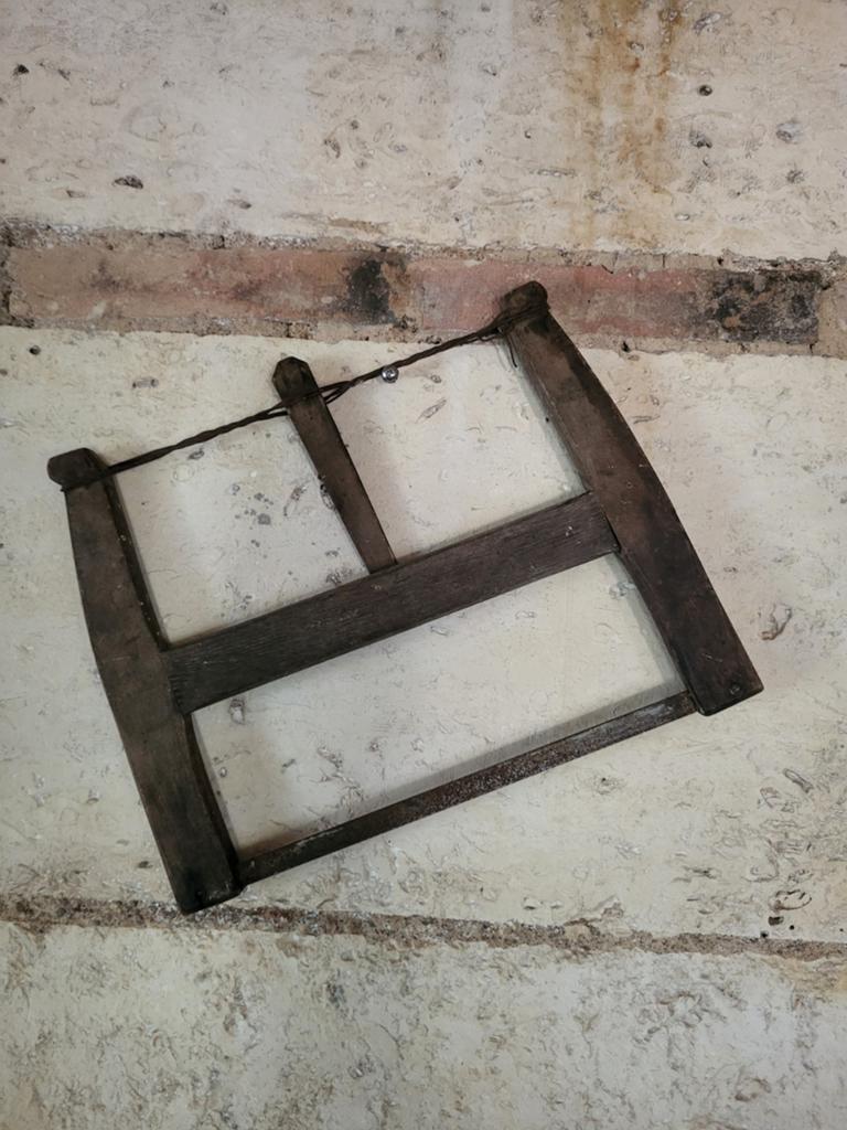 Oude franse brocante  / industriële handzaag  / allegonda, Ophalen of Verzenden