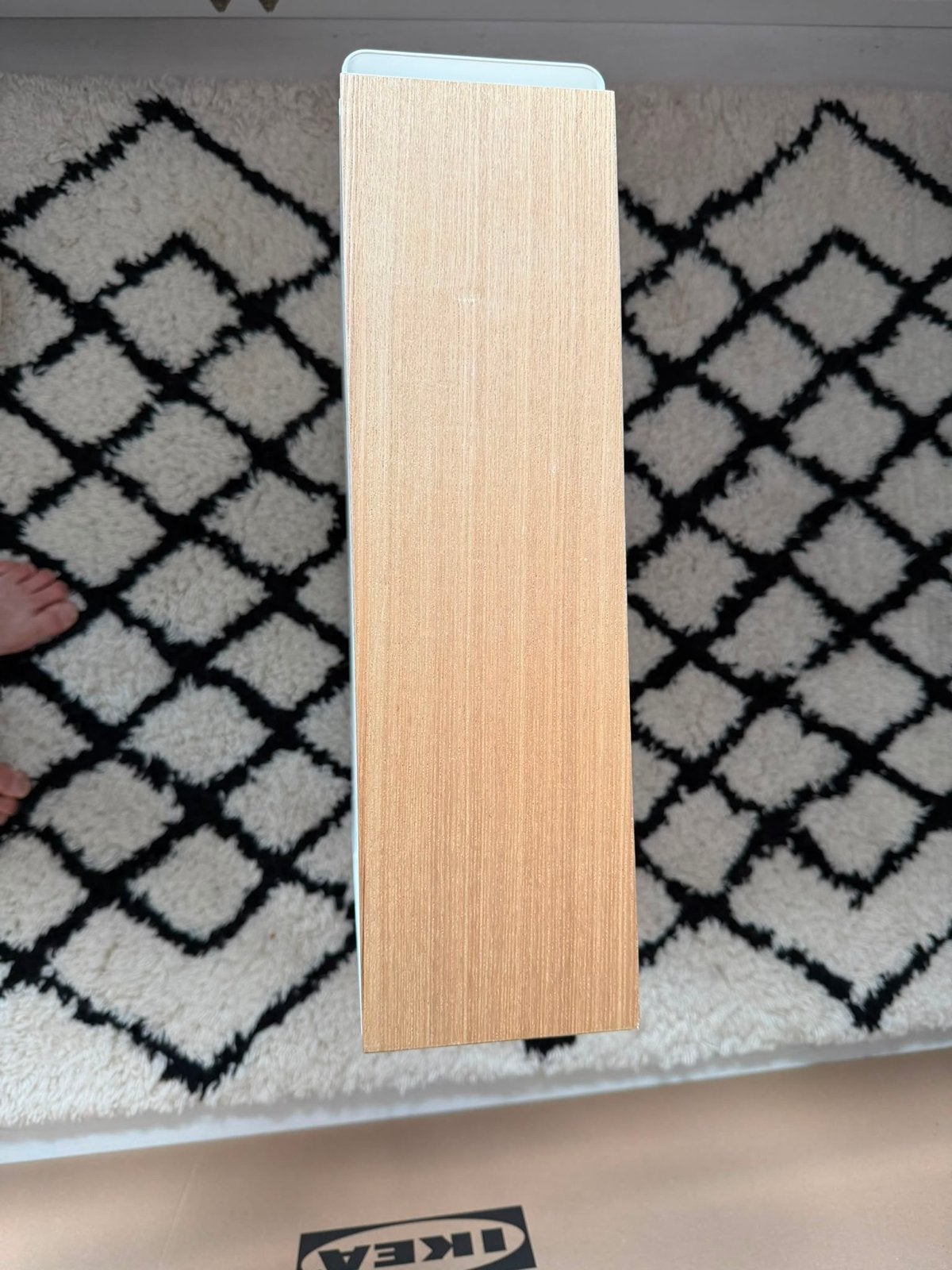Yamazaki Schuifbare Opbergrek met Houten Bovenblad, Ophalen, Zo goed als nieuw