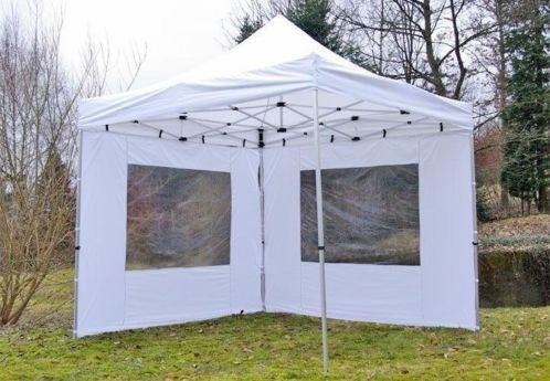 Profi Easy-Up Vouwpaviljoen/Vouwtent/Partytent 3x3m Wit, Opvouwbaar, Partytent, Nieuw, Minder dan 5 meter