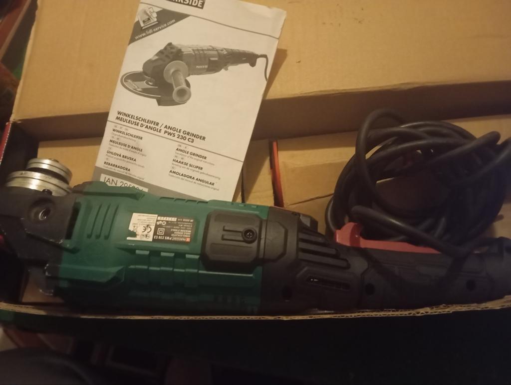 Parkside Haakse Slijper PWS 230 C3 - 2000W, Ophalen of Verzenden