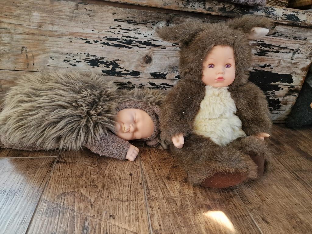 Mooie set van Anne Geddes poppen, Ophalen of Verzenden, Babypop