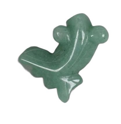Schattig aventurijn visje. 25x20x10mm, Ophalen of Verzenden, Nieuw, Hanger