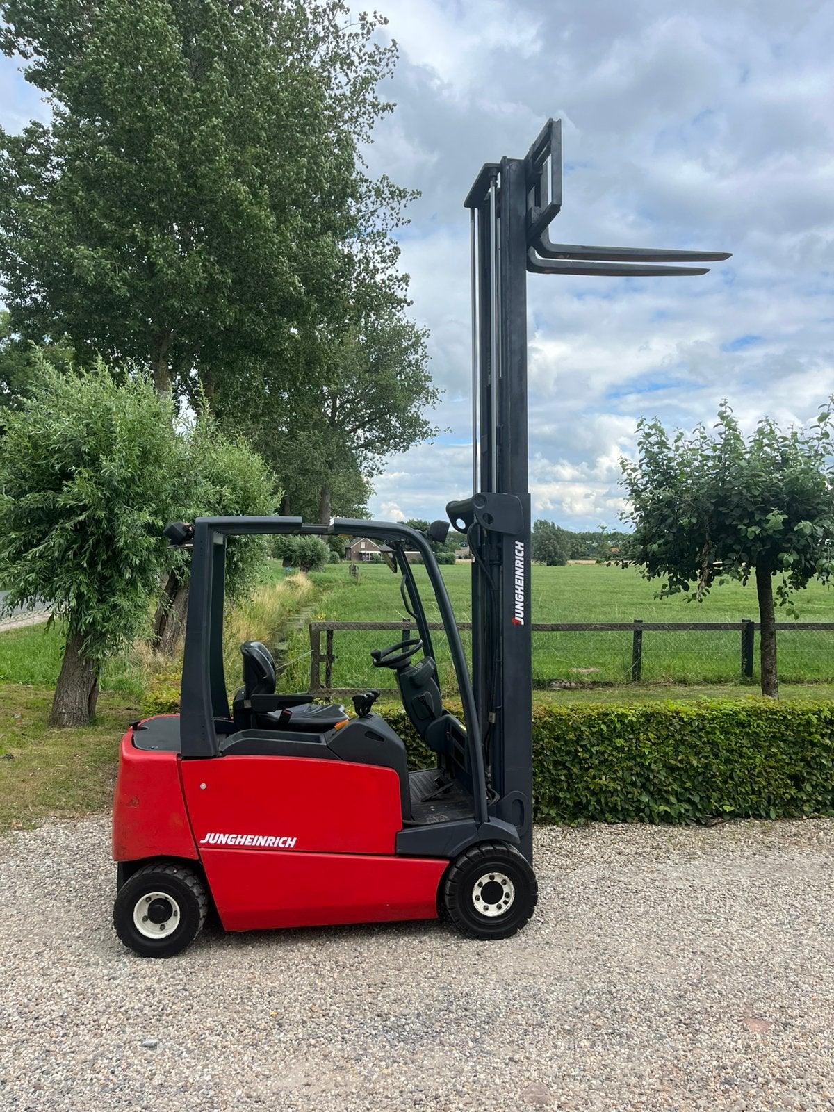 Jungheinrich 1.6 1600kg freelift sideshift goede accu top✅, 1000 tot 2000 kg, Ophalen of Verzenden, Elektrisch, Heftruck